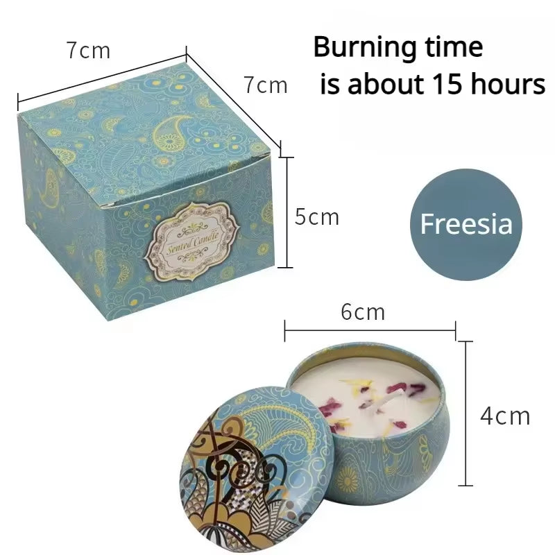 ScentedSoy Wax Candle with Lid – Floral Scent | Reusable Arabian Jar | Perfect for Gifting
