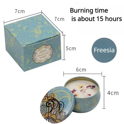 ScentedSoy Wax Candle with Lid – Floral Scent | Reusable Arabian Jar | Perfect for Gifting