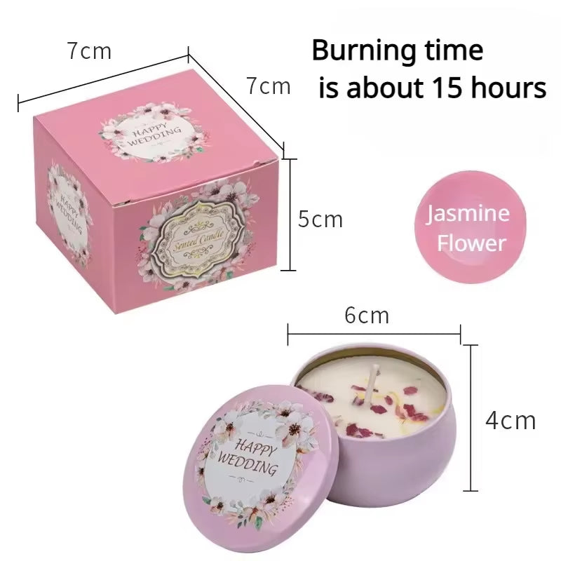 ScentedSoy Wax Candle with Lid – Floral Scent | Reusable Arabian Jar | Perfect for Gifting