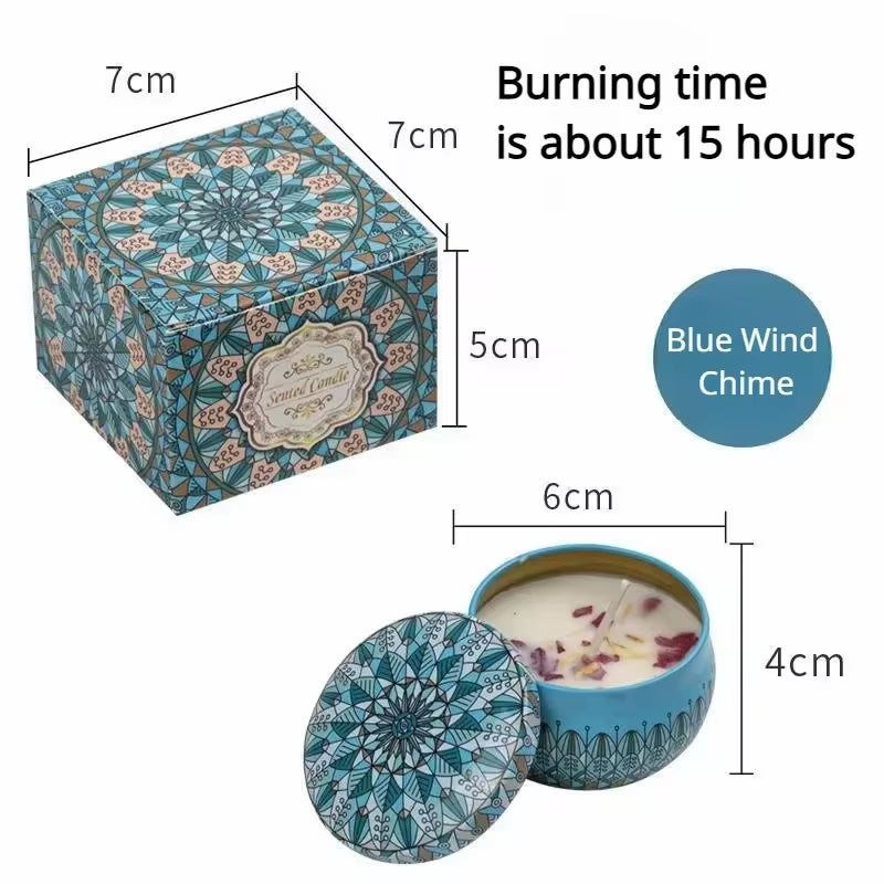 ScentedSoy Wax Candle with Lid – Floral Scent | Reusable Arabian Jar | Perfect for Gifting