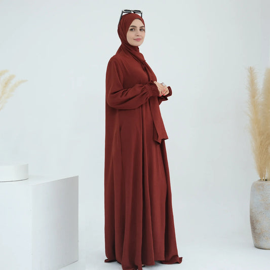 Ramadan Eid Dubai Khimar Abaya Islam Muslim Hijab Dress Prayer Clothes for Women Robe Musulmane Femme Vestido Djellaba Jalabiya