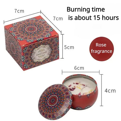 ScentedSoy Wax Candle with Lid – Floral Scent | Reusable Arabian Jar | Perfect for Gifting