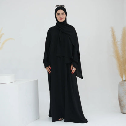 Ramadan Eid Dubai Khimar Abaya Islam Muslim Hijab Dress Prayer Clothes for Women Robe Musulmane Femme Vestido Djellaba Jalabiya